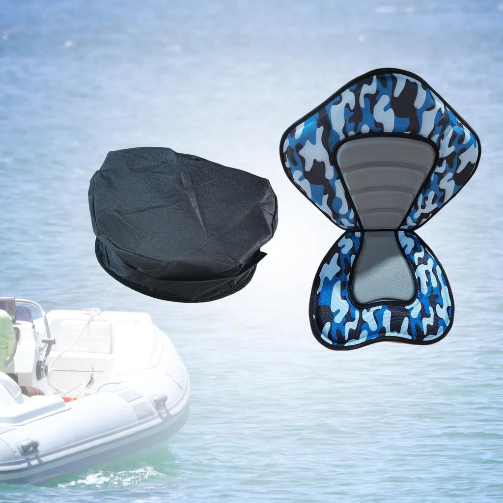 Canoes Sitting Seat Kayaks Pad Support Vessel Adjustable Back Strap Seat Stand Paddleboard Chair up Detachable Fishing Bleacher Seat for Kayak