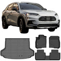 Floor Cargo 3D Front Row Protection Ikon Honda Climatic Molded With -V, 2023-2024 Mat Carpets Shield Trunk Boot All Black 1st & Fits Rear Motorsports Liner Tray Protector Mats 2nd Pad