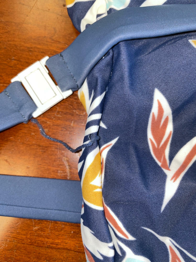 Swimsuit Vita Dolce Floral Piece (TORN) $130 One Small MSRP Matisse Belted