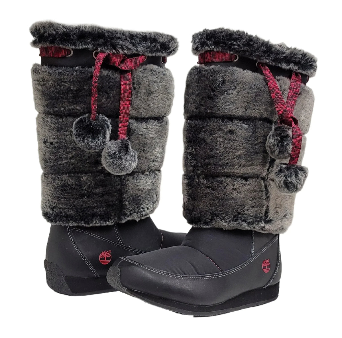 Preschool Tall 13.5 59794 Fur Timberland Medium Boot dimension Winterberry Youth US Black