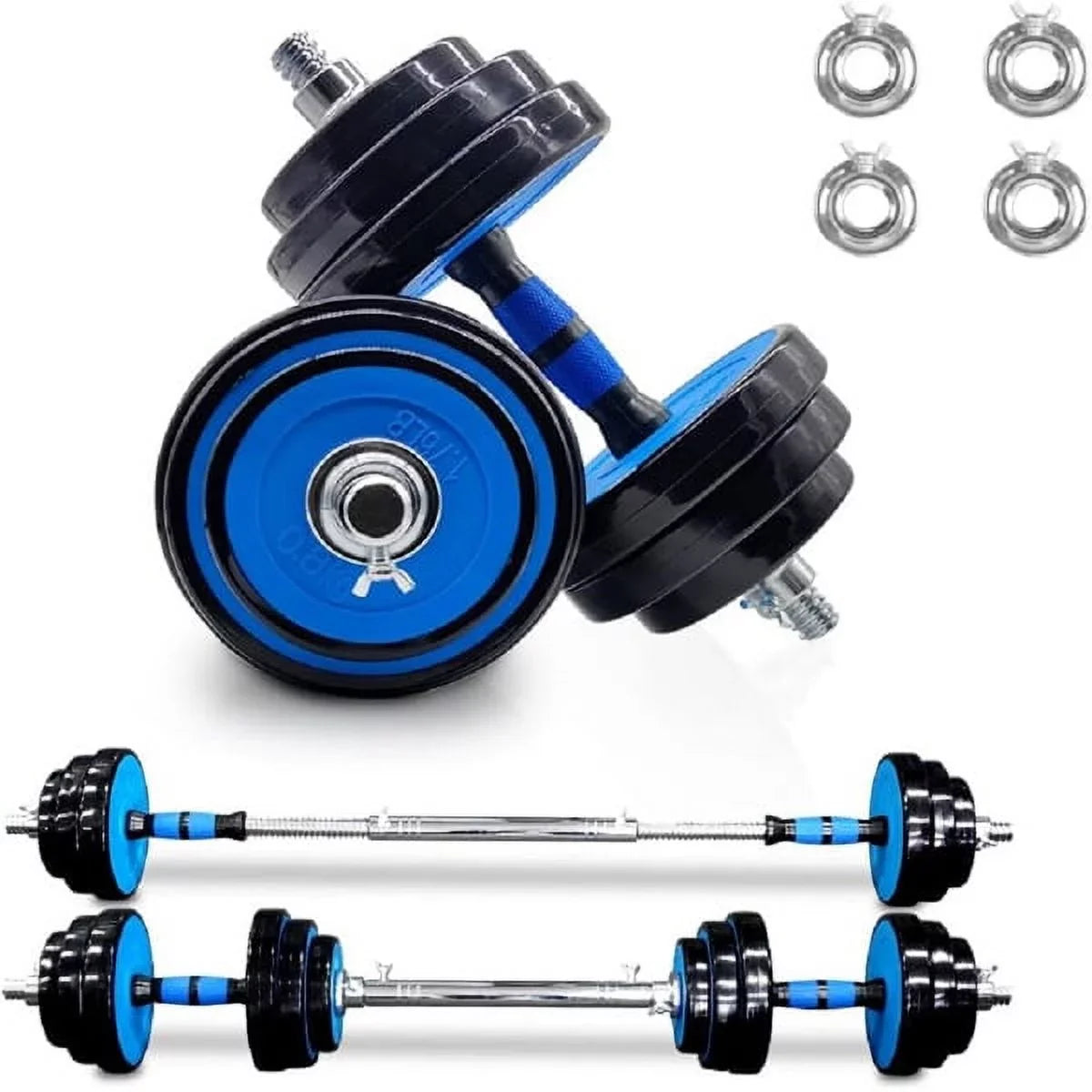 in Dumbbells 44Lbs Barbell Dumbbells for 2 Men Women Adjustable Weights Set Set Fithood Exercise & 2, Fitness 1 of