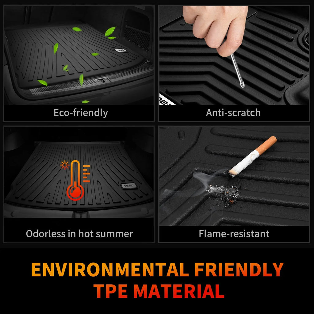 Cargo Liner Floor Grand L 2021-2023 for All Climatic 2024 Ledkingdomus Cherokee for Mats Rubber Mat Jeep