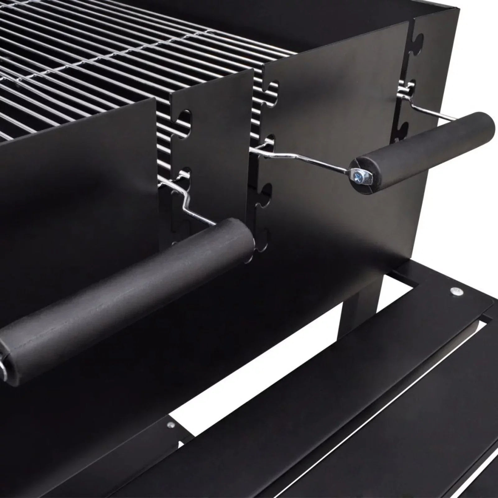 Stand Andoer Wheels Charcoal 2 Barbecue
