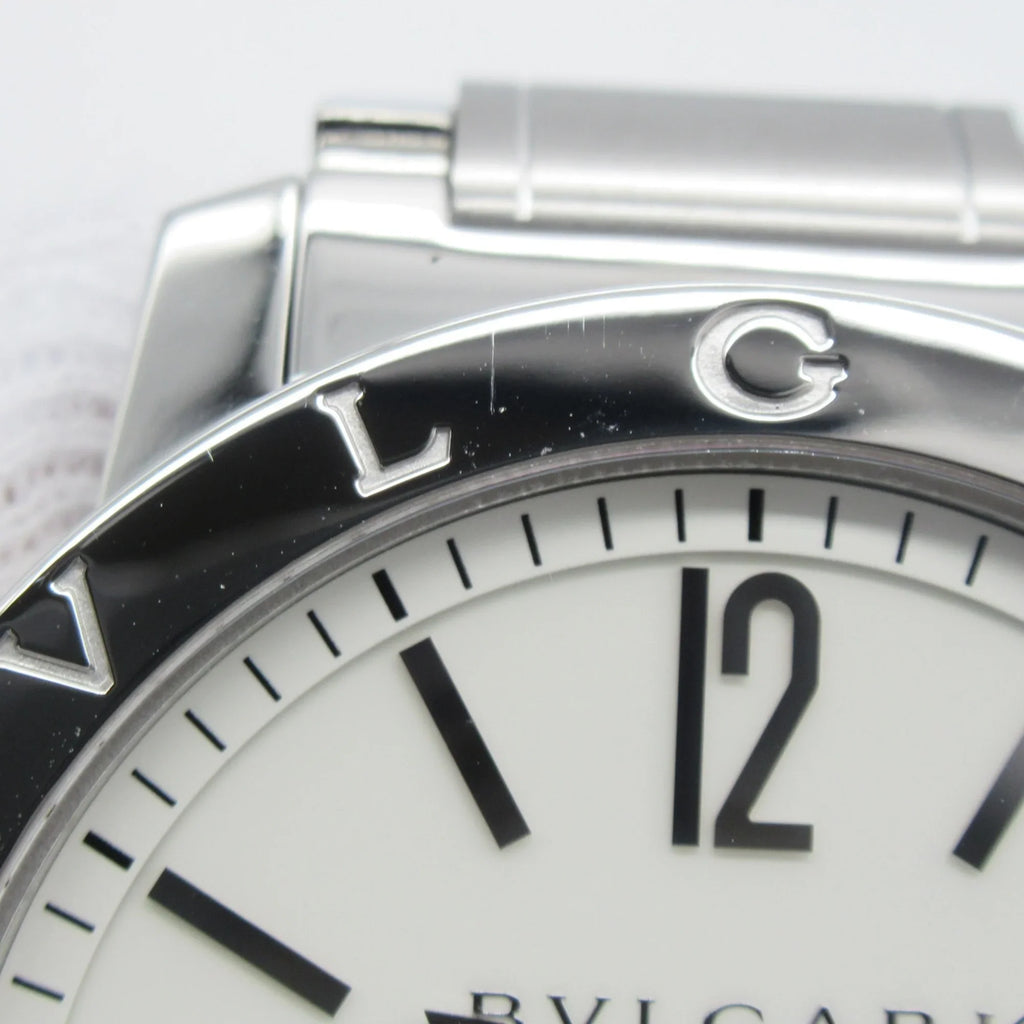 Steel Watch Stainless Pre-Owned BB41S BB41S White BVLGARI (Good) Bvlgari Watch Mechanical Automatic Watch Wrist Wrist Bvlgari