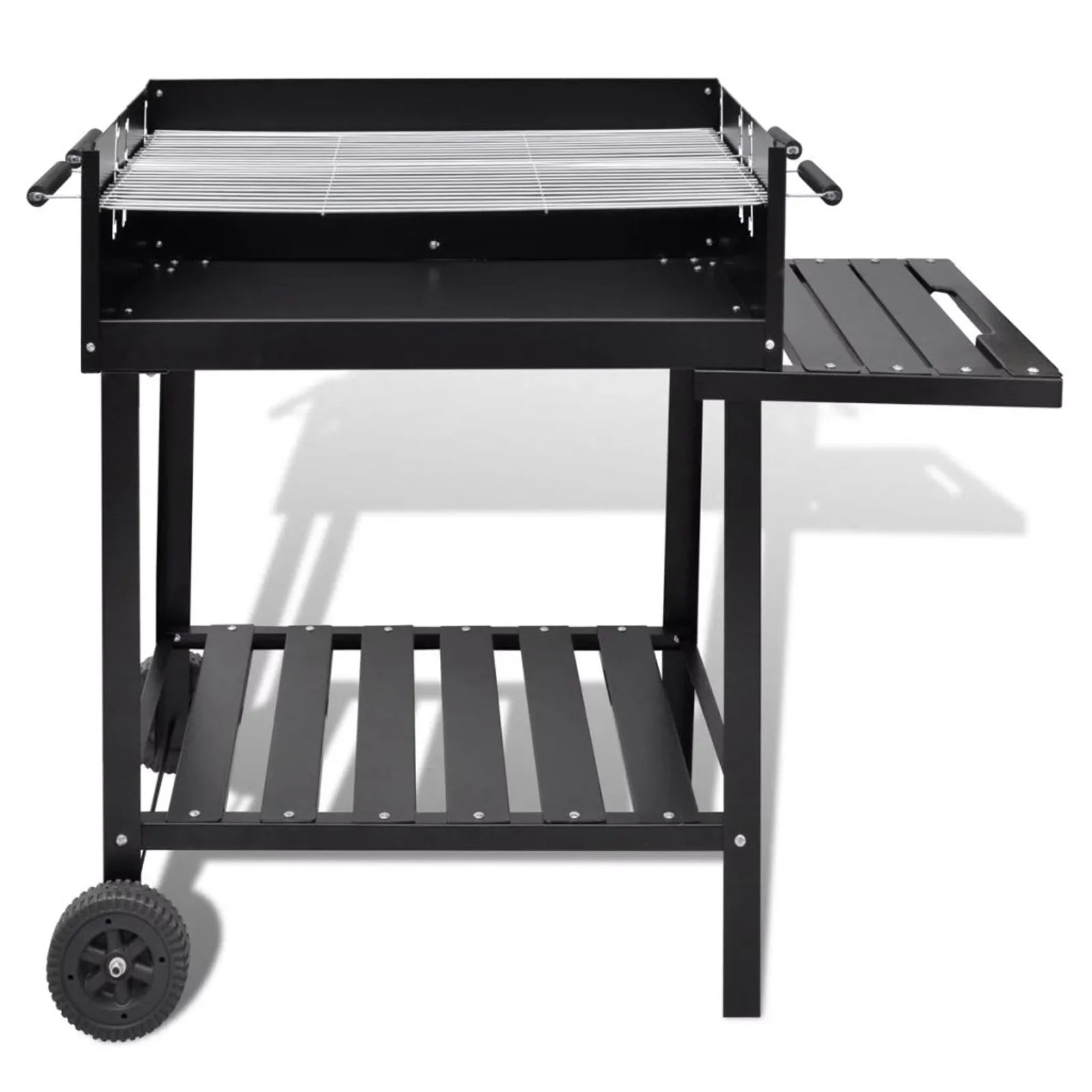 Stand Andoer Wheels Charcoal 2 Barbecue