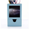 Pattern Desk Organizer Card Pen Cosc Nebula Holder Supplies Universe Elliptical