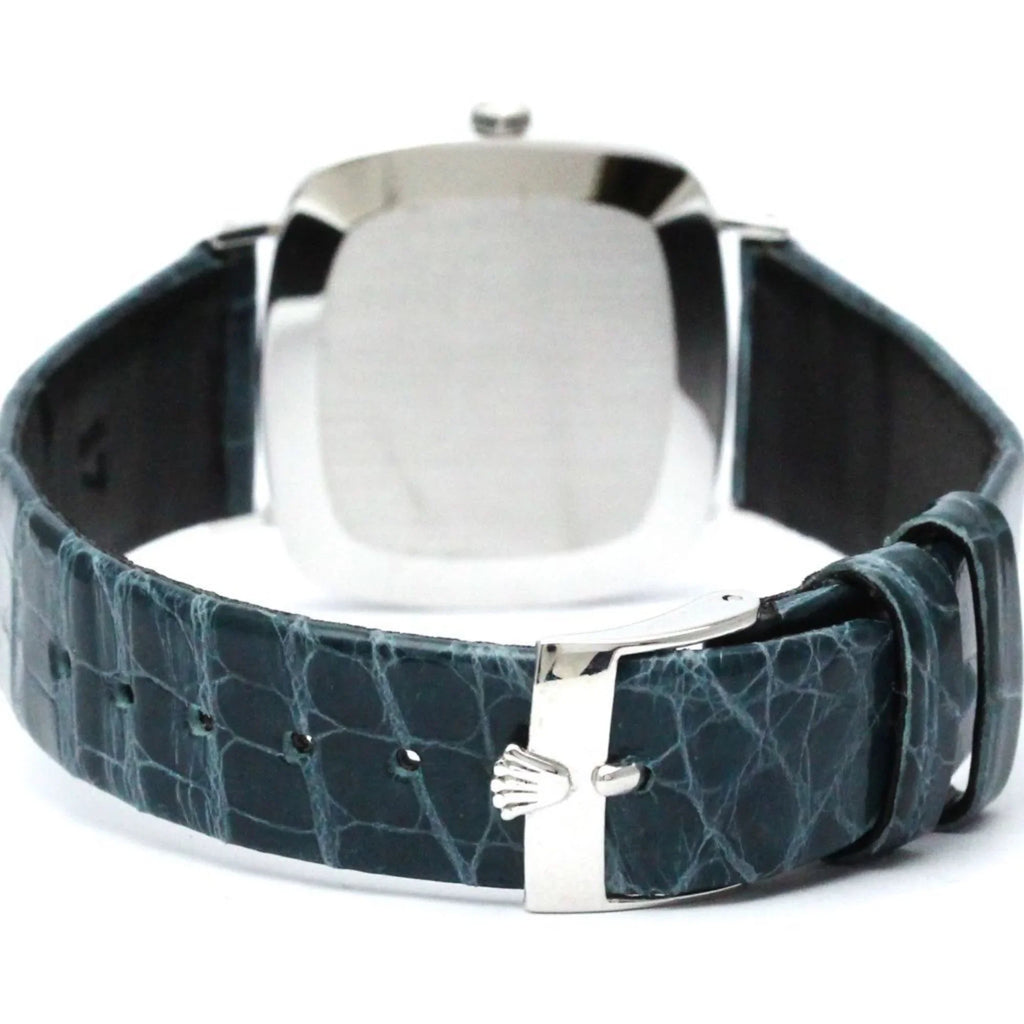 18K Hand-Winding White Gold Cellini (Good) Pre-Owned Vintage Mens Watch BF567340 4084