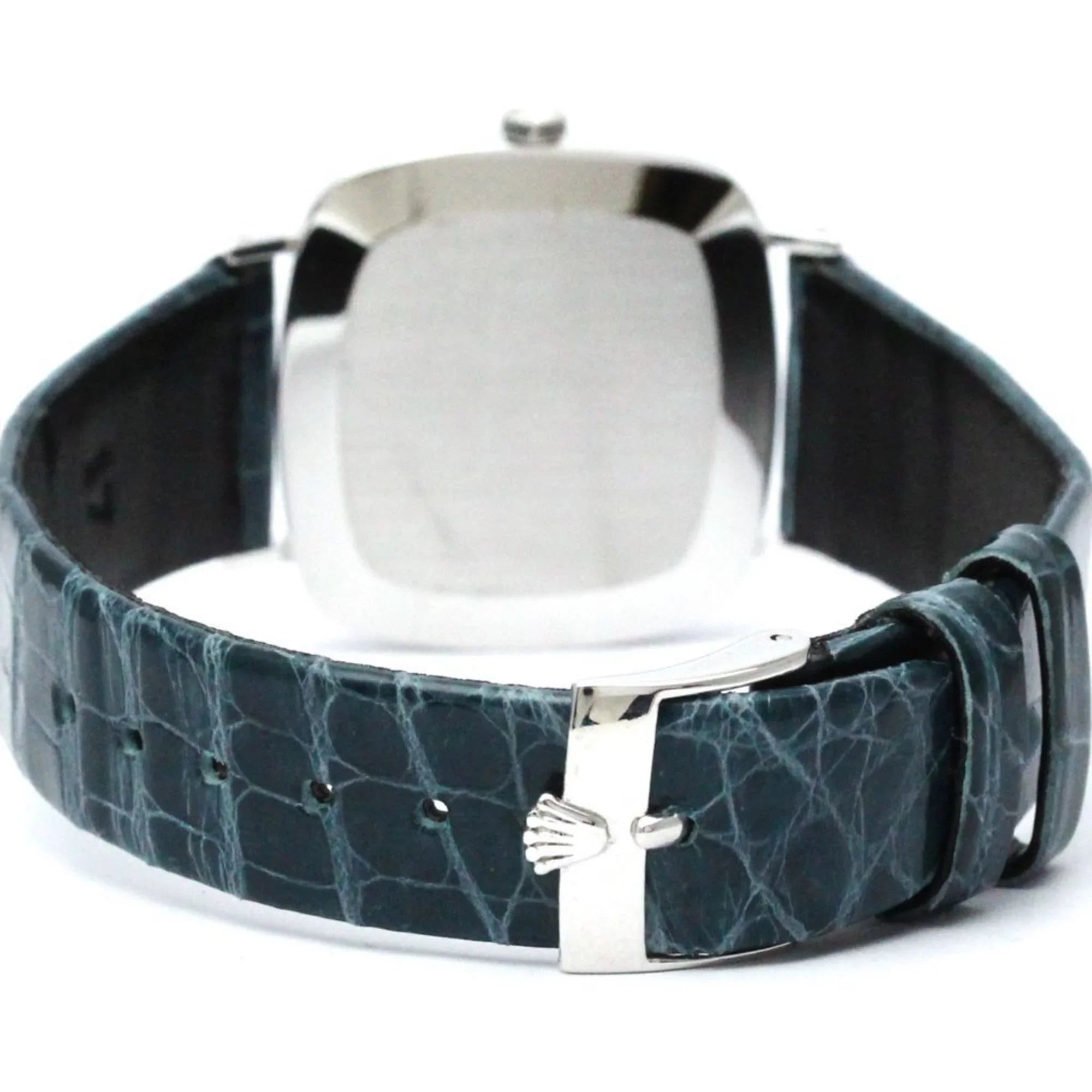 18K Hand-Winding White Gold Cellini (Good) Pre-Owned Vintage Mens Watch BF567340 4084