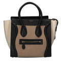 Shopper Beige (Good) Micro Ladies Pre-Owned Celine Leather Luggage Handbag