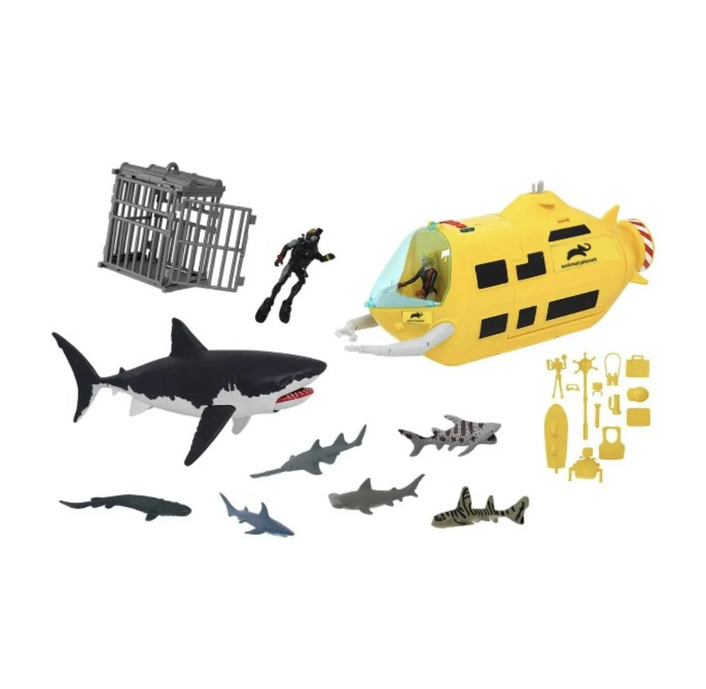 Planet Rescue Playset Submarine Sea Shark Deep Animal