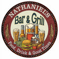Round Metal and Bar Sign 200120020495 12" 'S Wall Kitchen Decor Grill