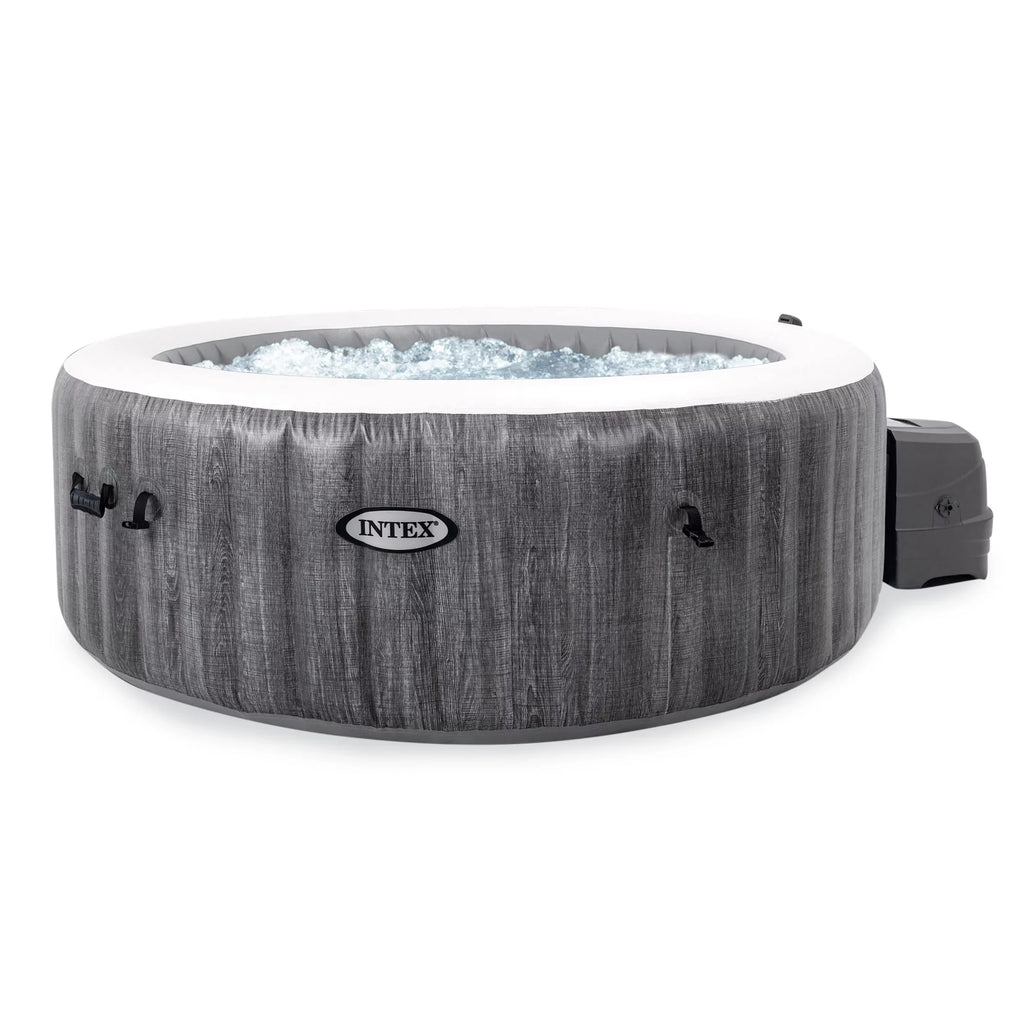 Intex PureSpa Bubble Jet Greywood with Plus Spa Inflatable Bundle Deluxe