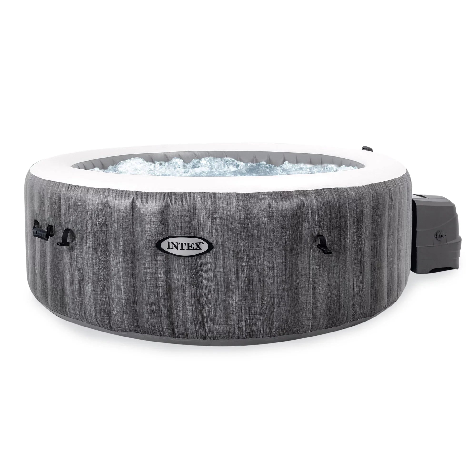 Intex PureSpa Bubble Jet Greywood with Plus Spa Inflatable Bundle Deluxe