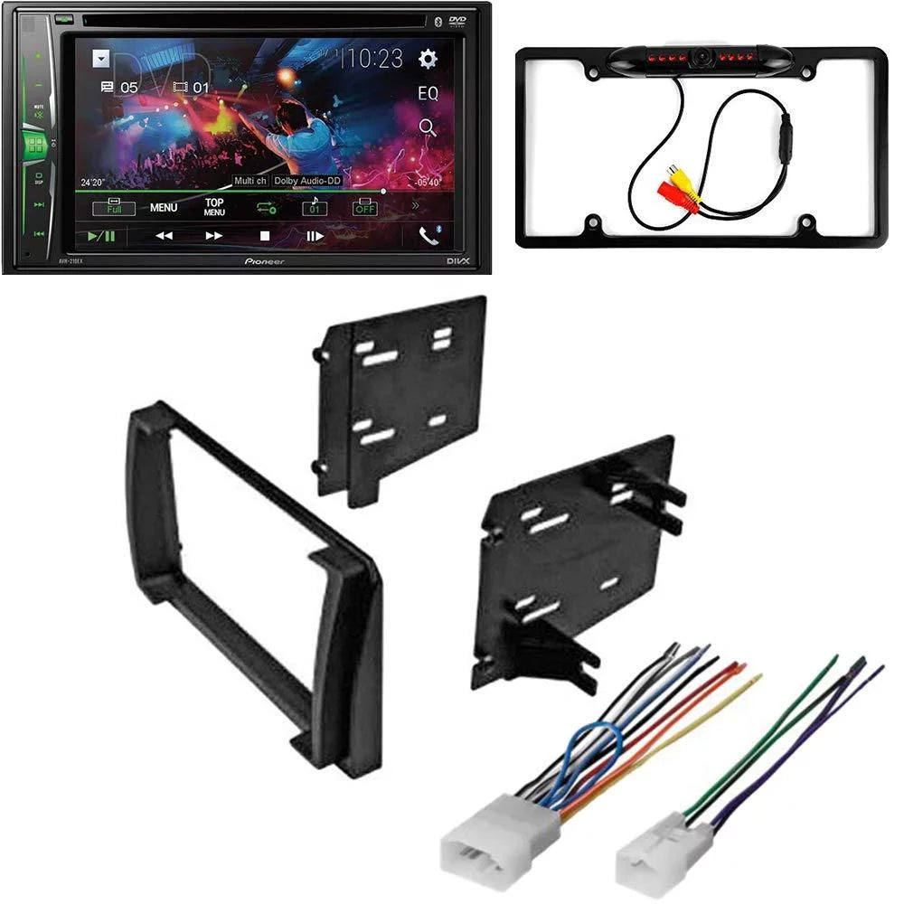 Receiver Touchscreen KIT4961 Stereo Digital / Media Kit/in-Dash W/ Eom 2009-2010 W/Out Toyota Pioneer Double 6.2" with Nav Car Matrix Bundle -241EX for Camera/Install Bluetooth/Backup