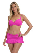 Black, Over Island La Standard High Bottom, Women's 6 Blanca Bikini Swimsuit Cross Goddess Waist