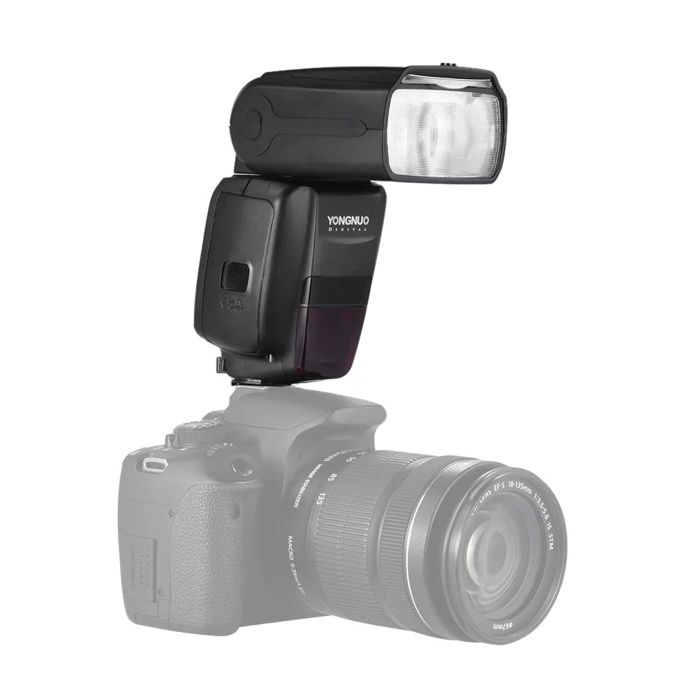 GN60 Support Professional YN6000 Canon Speedlite as Camera YN600EX- Manual 1/8000s 2.4G Zooming for Wireless Auto/ Master 600EX- Flash Creative