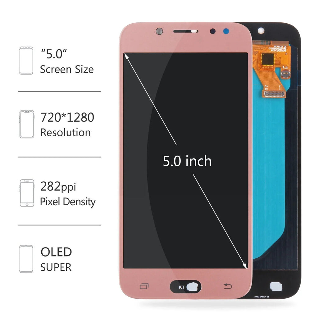J530 Parts(Pink) Galaxy Touch Replacement For Repair Digitizer Display 2017 Screen J5 Pro Assembly