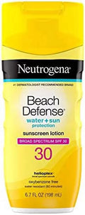 30, Neutrogena Defense Body Beach and Spectrum 6.7 Broad Oil-Free oz SPF Resistant Sunscreen Lotion liquid Fast-Absorbing, with