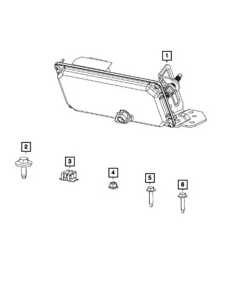 2021-2021 Module Genuine Facing New 68475159AG Forward Mopar Camera