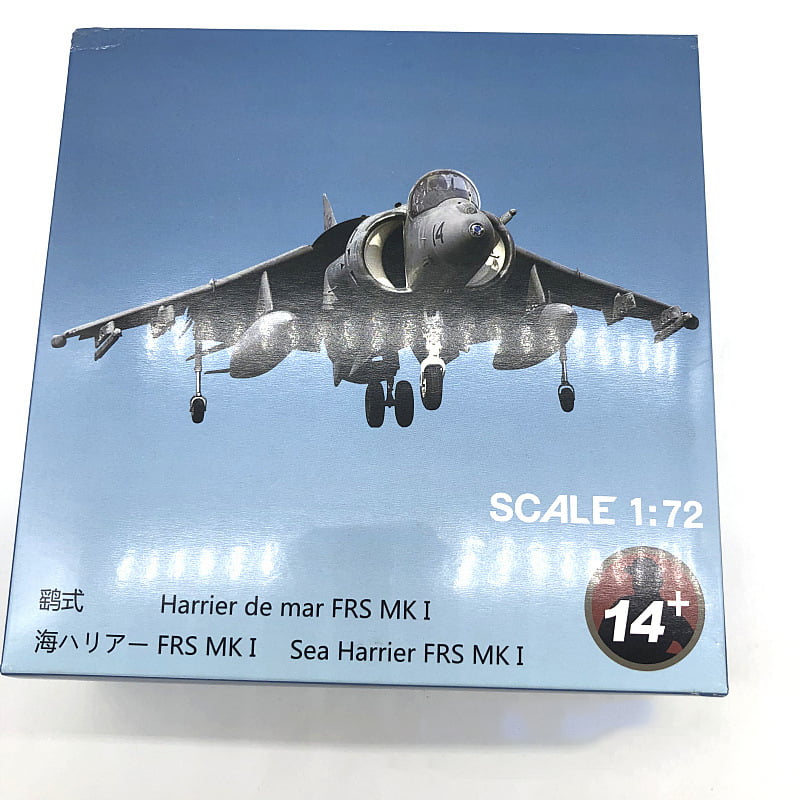 1:72 1982 Sea Alloy Harrier Model Air Military Simulation Fighter Fighter Force Collection Jet UK Aircraft Display Model