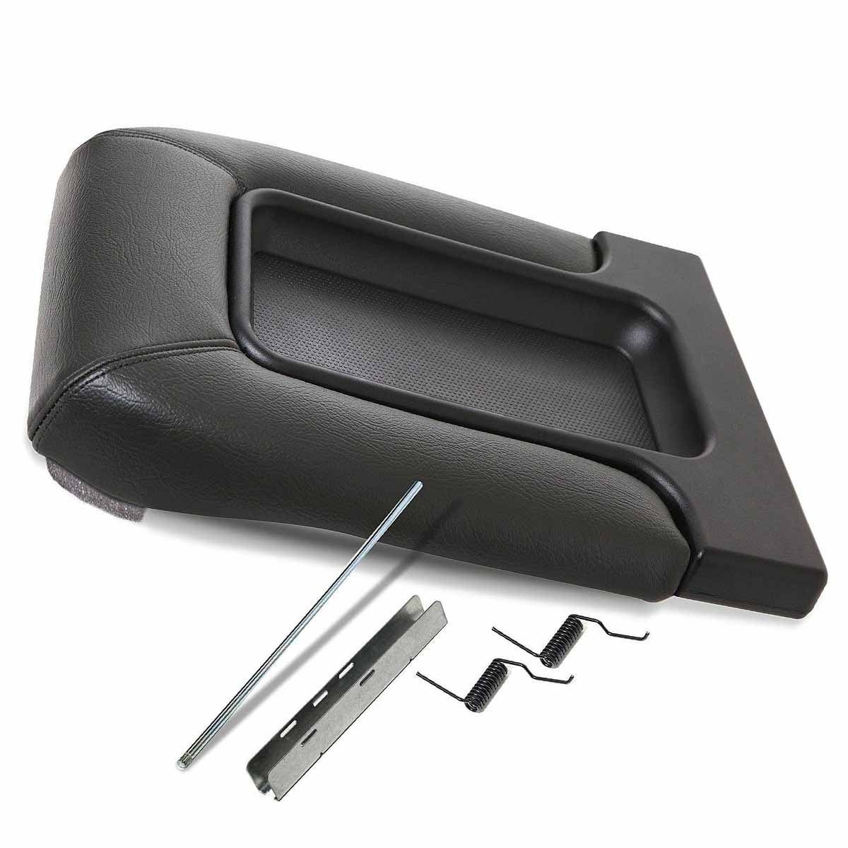 Silverado Sierra Black Center Console 2500 Lid Fit 19127364 For Latch Armrest 1999-2007 1500