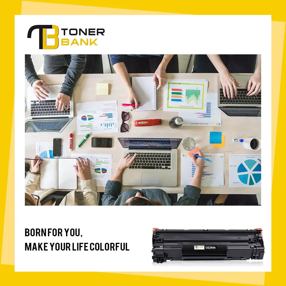 Toner 85A for (Black, M1130 M1212NF Replacement Toner Pro M1212NF Pro Ink Pro Fits Printer Bank Toner M1132 M1210 1-Pack) CE285A M1217NFW 85A Cartridge LaserJet P1102W
