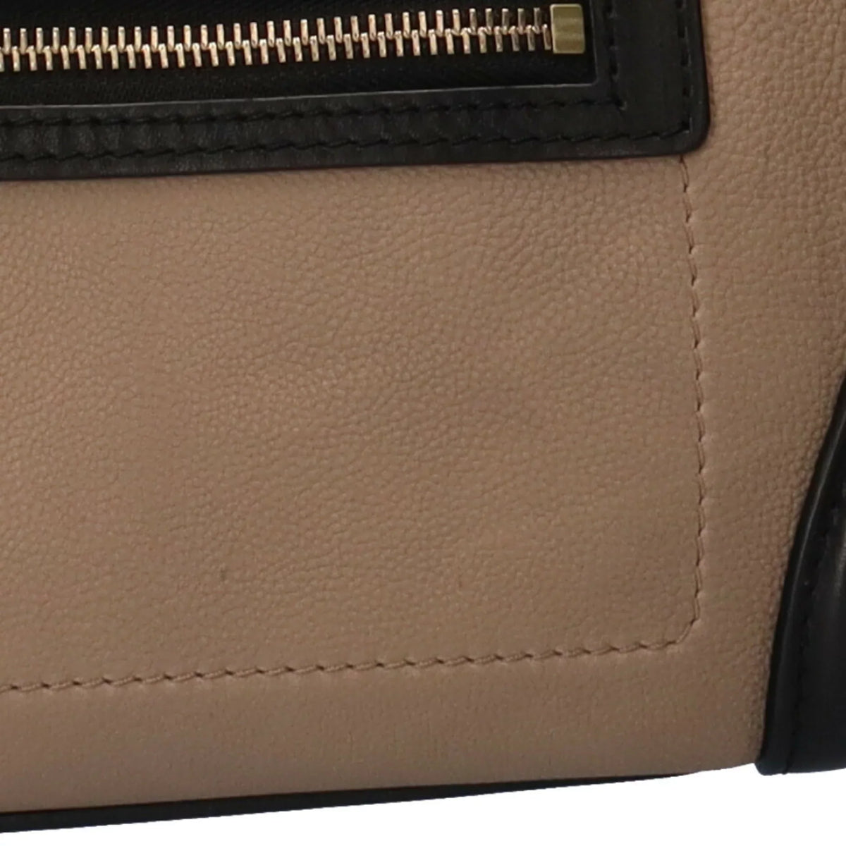 Shopper Beige (Good) Micro Ladies Pre-Owned Celine Leather Luggage Handbag