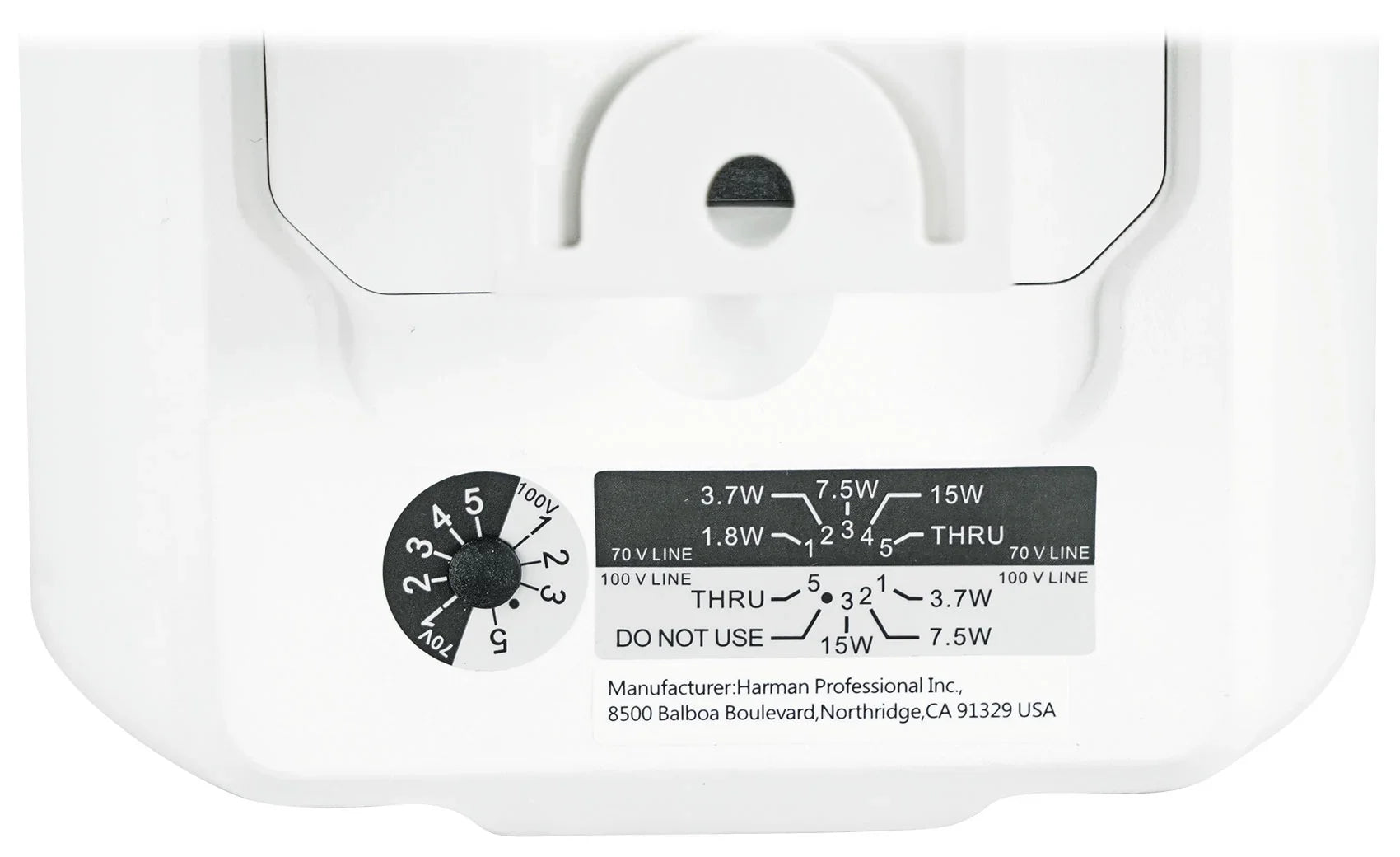 Wall Indoor/Outdoor (2) Control White Amp 70v Speakers Commercial + 23-1 3"