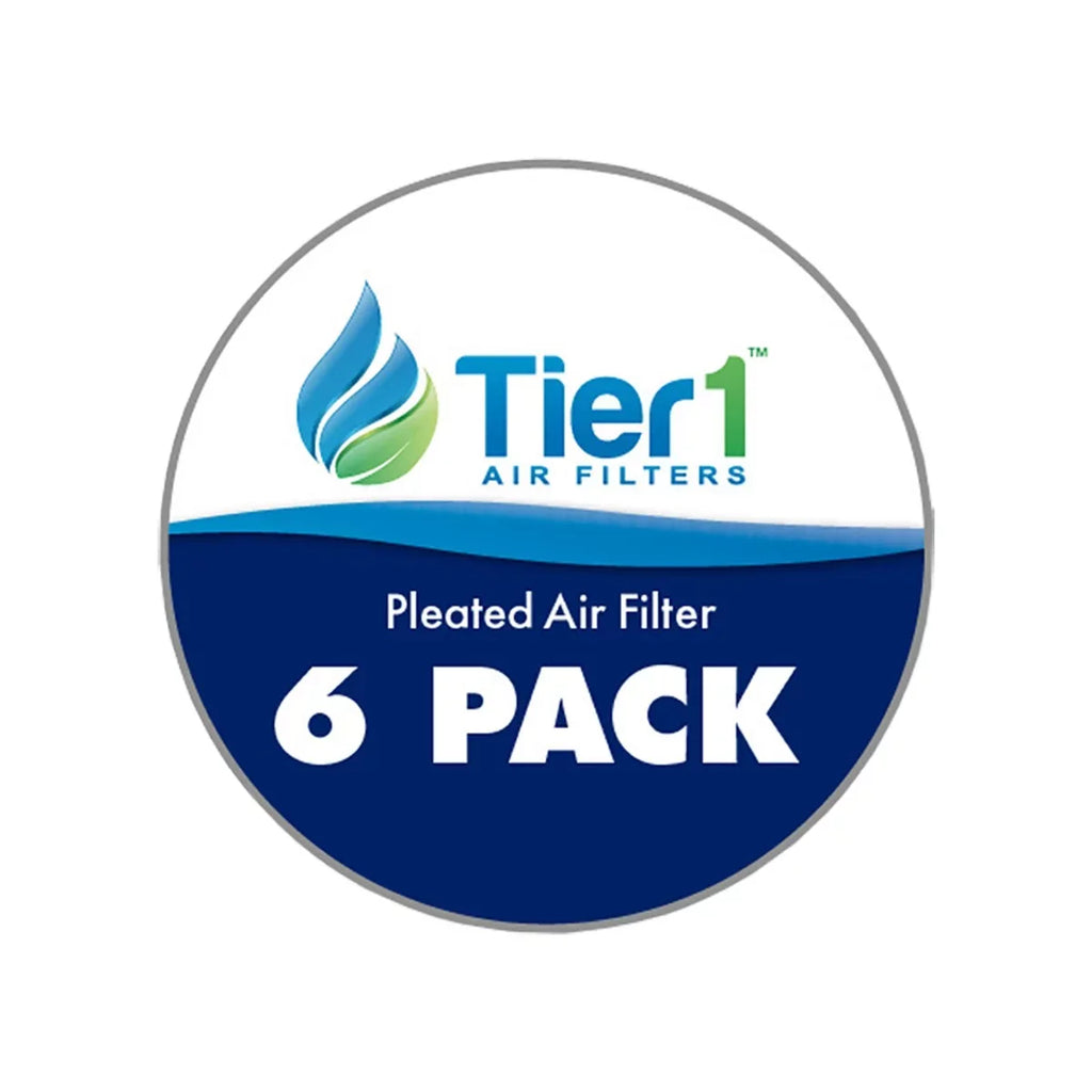 Merv 20x25x1 Air/ Pack 6 11 Pleated - Furnace Filter Tier1