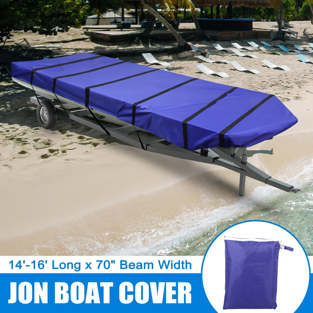 Polyester Jon Air Resist 210D Vessel Vessel Shield 14'-16'x70'' Sunshine Set Shield Blue Moistureproof 1 Vents