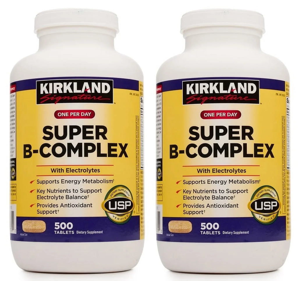 Includes 1000 2 and Vitamins, 500 Tablets B Vitamin 8 B-Complex, Super Electrolytes C