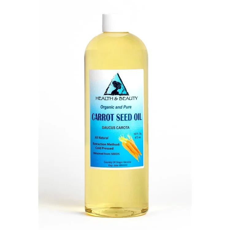 Organic Carrot 16 Cold Seed Carrier Pure Fresh Pressed 100% oz Premium Oil