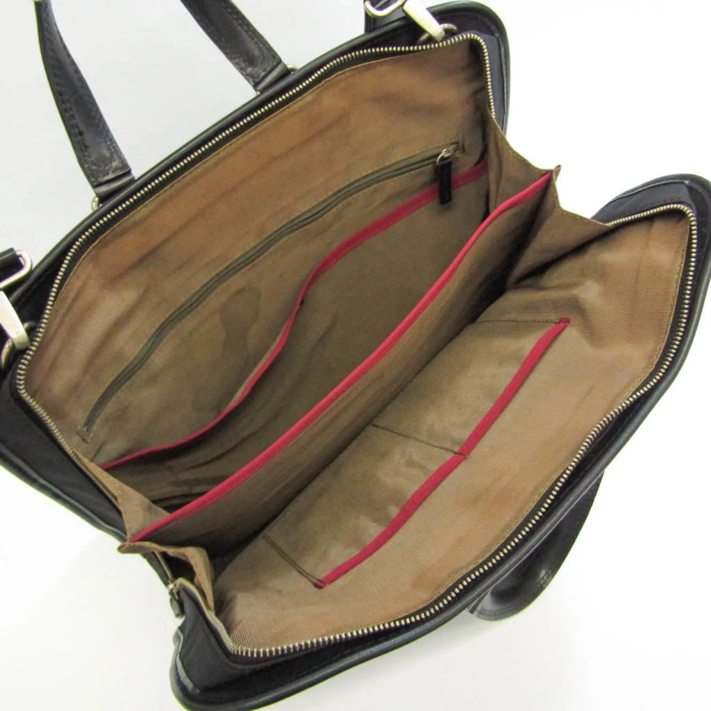 Bag Pre-Owned Men's Black Paul Document Nylon Smith Case,Shoulder (Good)
