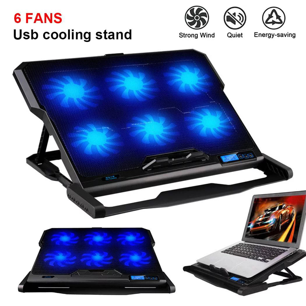 Conditioner Air Computer Laptop Cooling Notebook Portable Cooler Usb Fan Pad "Happyline"
