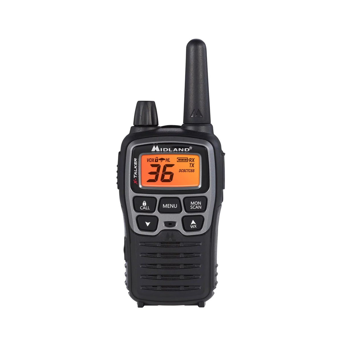 Channels, Radio T71VP3 FRS Midland 38-mile, Two-Way bundle Black Talkies, Walkie 36 X-Talker