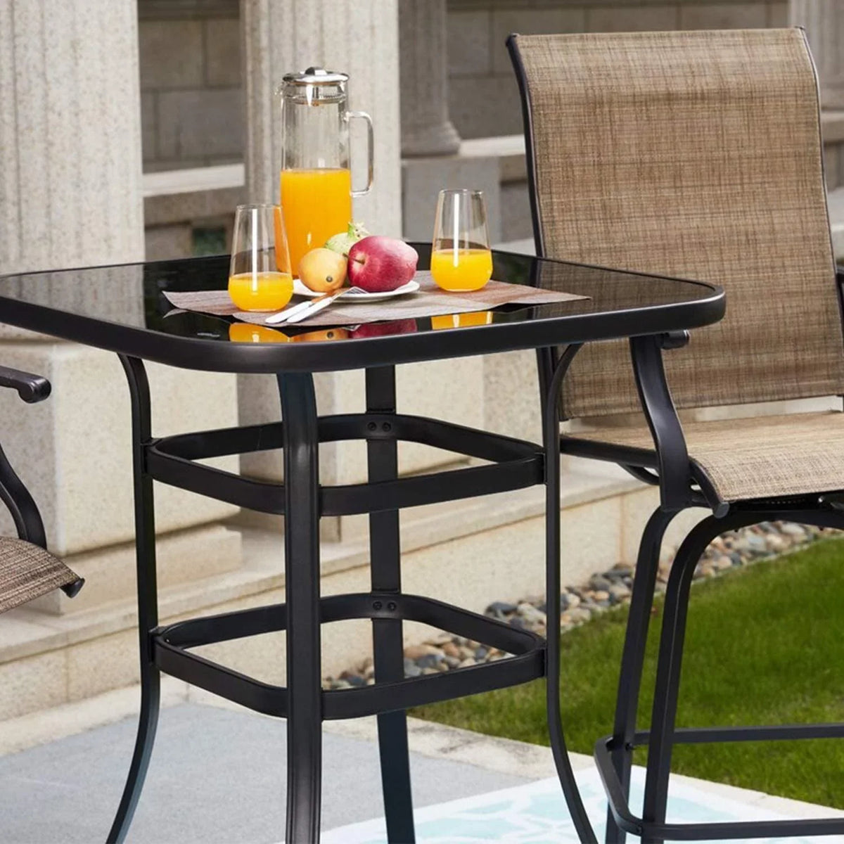 liquid Madison Modern Glass Use For Bar & Table Resistance Poolside