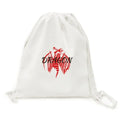 Shopping Animal Canvas Dragon Myth West Wings Reusable Bag Drawstring East Backpack Mesh