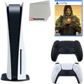 Disc 5 Director's Version Extra and Disc) Cleaning Death Microfiber Playstation Cut Bundle Cloth Black with Controller, Midnight ( PS5 Stranding