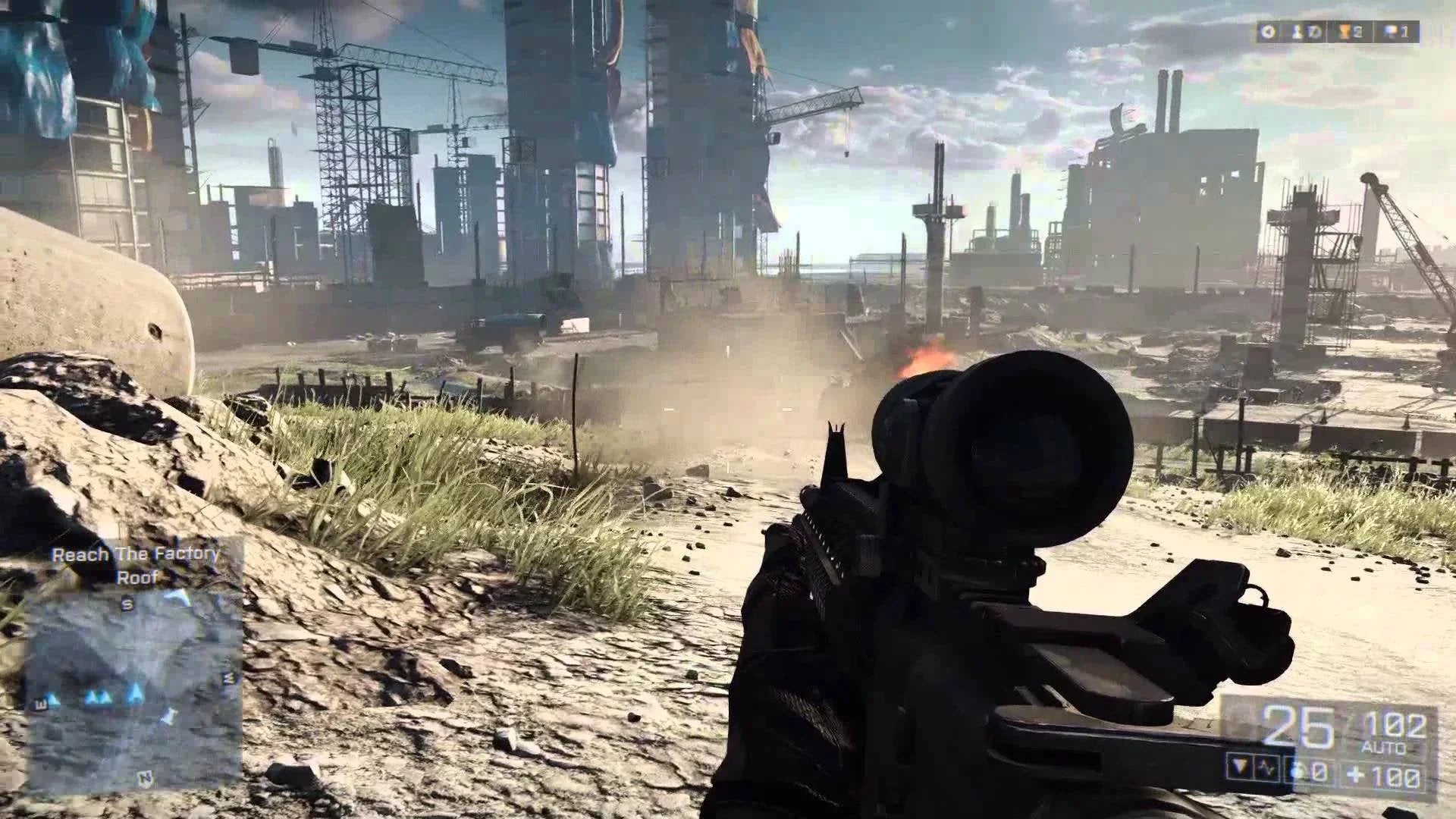 ) 4 (Factory Battlefield