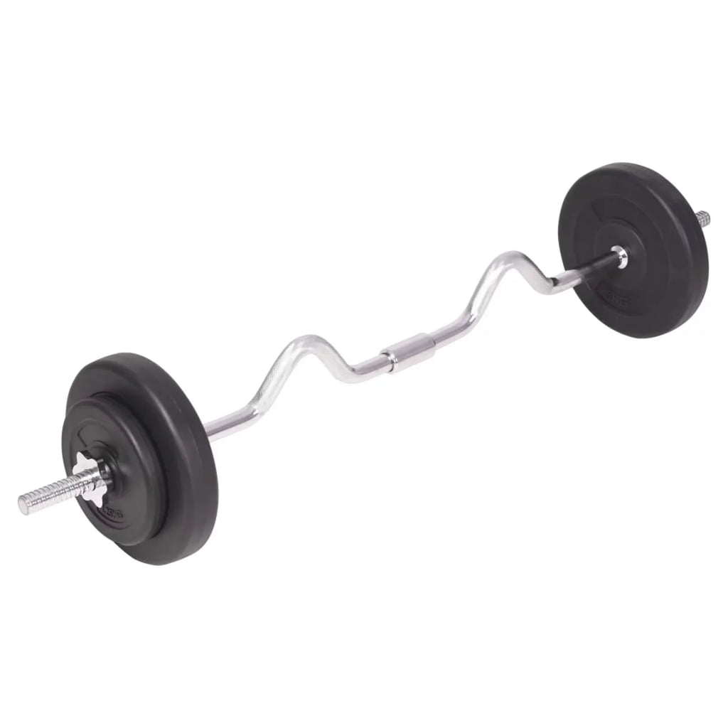 and 198.4 Barbell Tomshoo lb Set Dumbbell