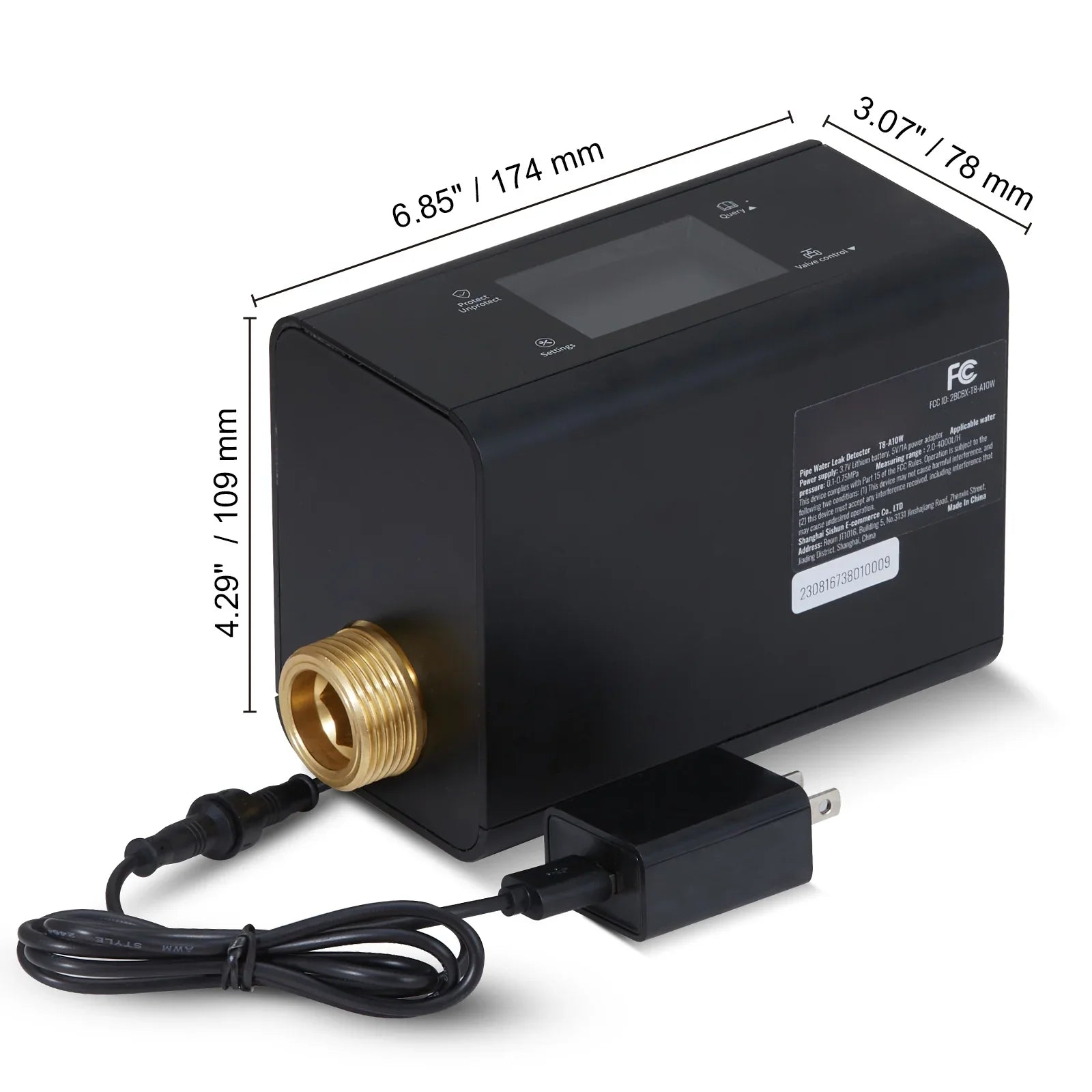 or 1" Leak Detector Monitor 3/4" Automatic pipeline in Available Smart Moisture Diameter. Shutoff