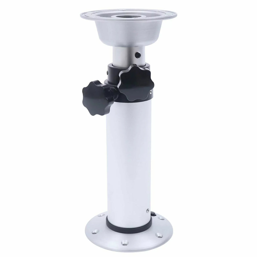 Marine Pedestal Removable Vessel Thickened Caravan Base Motorhome Table Mount Aluminum Miumaeov Camper Table Frame Alloy Stand 16.9"-29.1"Adjustable Leg for