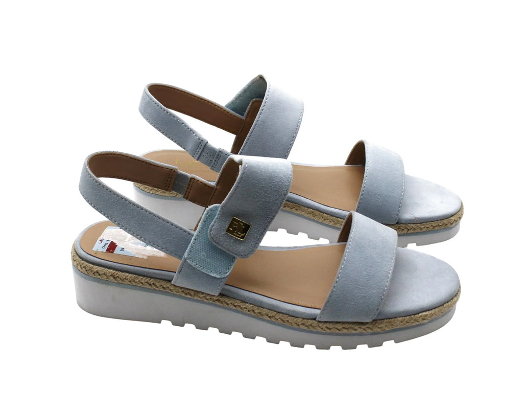 ) Sandals Lauren Lauren Ralph 8.5 Jewelle Wedge (Size