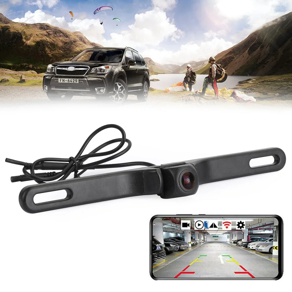 Rear iPhone Android Wireless 170 Camera WiFi Car Cam View Fit For Backup