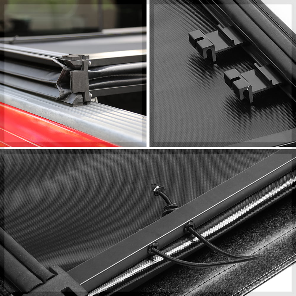 Soft Bed Top 5Ft select: FRONTIER Frontier Fits 2005-2019 Cover Tri-Fold NISSAN Truck Short Tonneau for 05-21 Fleetside