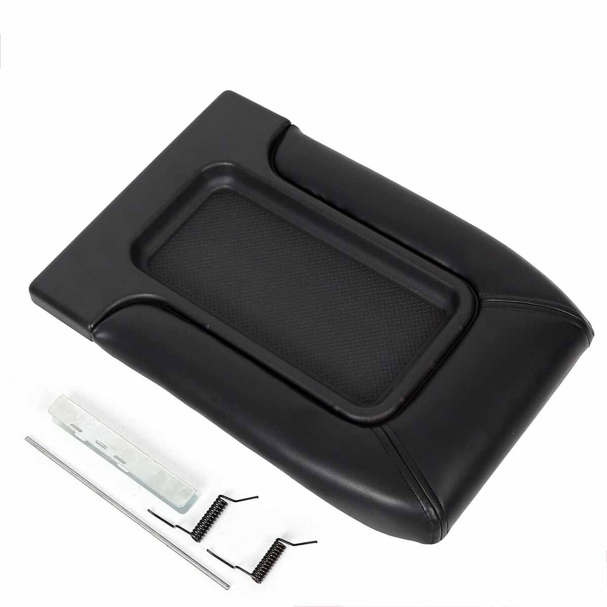 Silverado Sierra Black Center Console 2500 Lid Fit 19127364 For Latch Armrest 1999-2007 1500