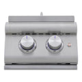 '- BLZ-SB2-LTE3-NG Burner Natural Premium Gas LTE+ Stainless Double Blaze Side Lid Steel W/
