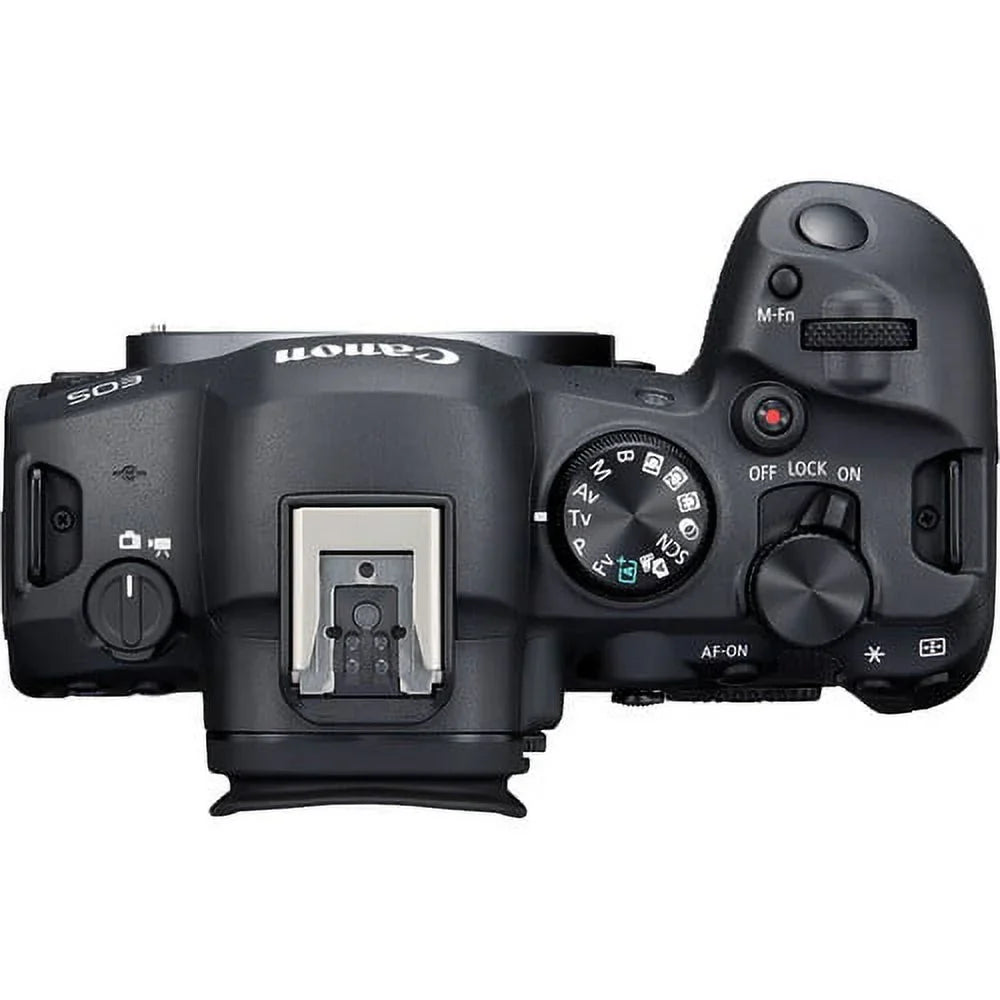 Charger + 24-105mm Card 64GB R6 + + Battery f/4-7.1 + Memory Photo Camera More Reader + External LPE6 Card Lens Light Mark Software x + 2 Case Corel + (5666C018) + Canon Mirrorless with
