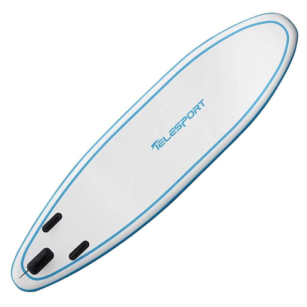 Paddleboard Paddle Accessories, & Boards Blue Blowup SUP White w/ TELESPORT