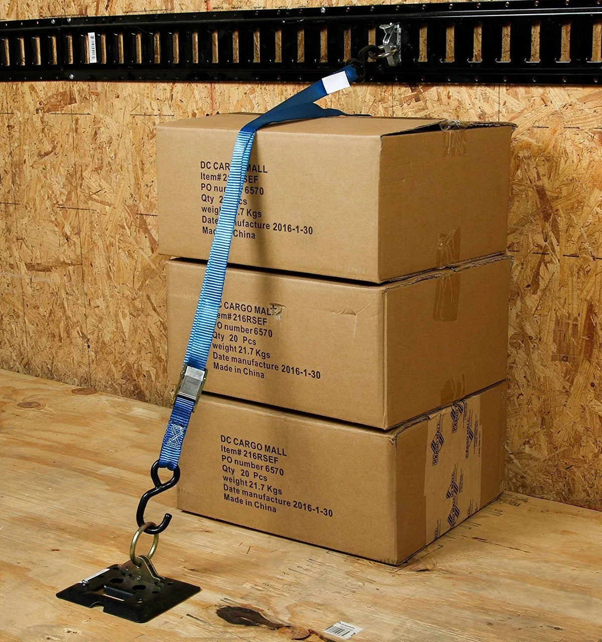 Loads Spring Steel Fitting Duty Cargo O in Mall Track Heavy Trailer, TieDown ETrack DC Tie Anchors Pickup Truck, w/ Tie-Down to Van, E Cargo O-Rings, Down Ring 10-Pack System E-Track Attachments,